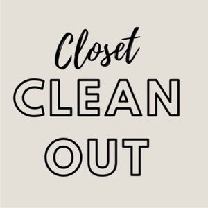 Closet Clean Out Men, Women and Juniors sizes - Do Not Purchase this as!